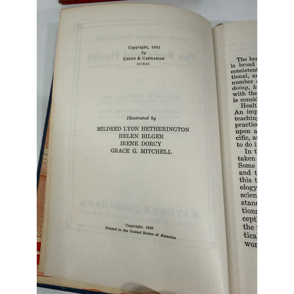 Vintage Health Happiness Success Series Books Building The Body and Health 1941